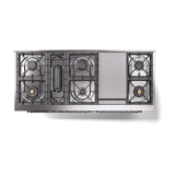ILVE 60-Inch Nostalgie II Noblesse Natural Gas Dual Fuel Range   in Midnight Blue with Chrome Trim (UN60FNMPMBC)