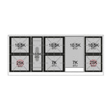 ILVE 60-Inch Nostalgie II Noblesse Propane Gas Dual Fuel Range with 9 Sealed Burners, Griddle, Triple Glass Door Oven in Custom RAL with Bronze Trim (UN60FNMPRABLP)
