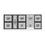 ILVE 60-Inch Nostalgie II Noblesse Propane Gas Dual Fuel Range with 9 Sealed Burners, Griddle, Triple Glass Door Oven in Stainless Steel with Brass Trim (UN60FNMPSSGLP)