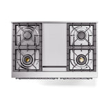 ILVE 40-Inch Nostalgie II Noblesse Propane Gas Dual Fuel Range with Triple Glass Door Oven in Custom RAL with Chrome Trim (UND40FNMPRACLP)