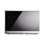 ILVE 40-Inch Nostalgie II Noblesse Induction Range with Triple Glass Door in Custom RAL with Bronze Trim (UNDI406NMPRAB)