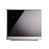 ILVE Nostalgie II Noblesse 30-Inch Induction Range with Triple Glass Door in Stainless Steel with Chrome Trim (UNI304NMPSSC)