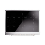 ILVE Nostalgie II Noblesse 36-Inch Induction Range with Triple Glass Door in Glossy Black with Bronze Trim (UNI366NMPBKB)