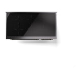 ILVE Nostalgie II Noblesse 48-Inch Induction Range with Solid Door Oven in Blue Grey with Bronze Trim (UNI486QNMPBGB)