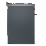 ILVE 30-Inch Professional Plus II Propane Gas Dual Fuel Range with 5 Burners in Blue Grey (UP30WMPBGLP)