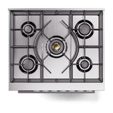 ILVE Professional Plus II 30-Inch Freestanding Natural Gas Dual Fuel Range with 5 Sealed Burner in RAL Custom (UP30WMPRA)