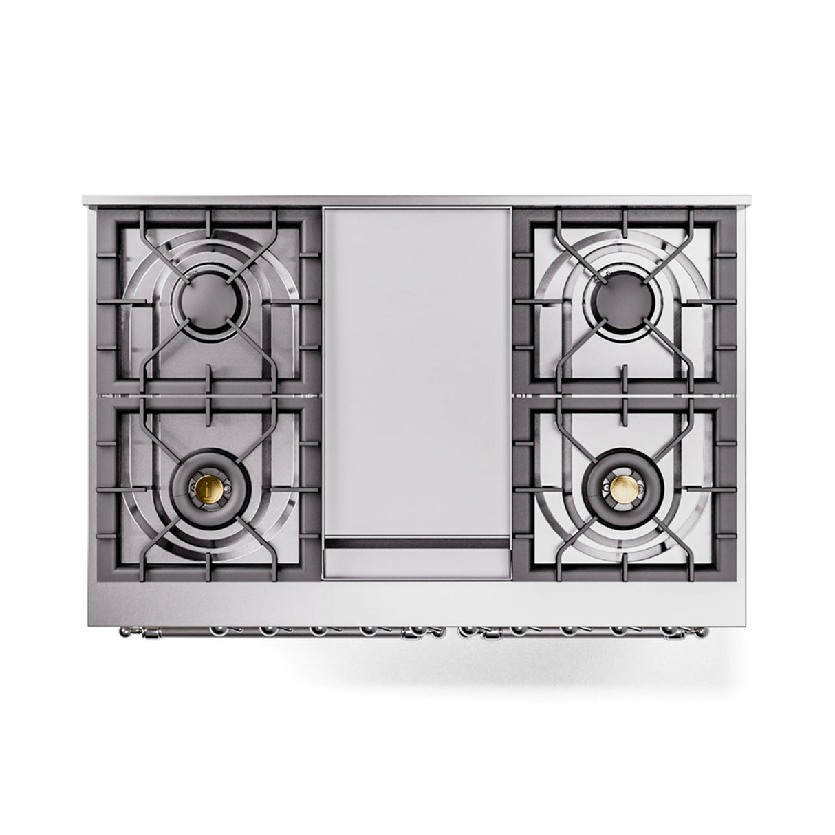 ILVE 40-Inch Nostalgie II Noblesse Propane Gas Dual Fuel Range with Triple Glass Door Oven in Antique White with Chrome Trim (UND40FNMPAWCLP)