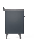 ILVE 40-Inch Professional Plus II Induction Range with Solid Door Oven in Blue Grey (UPDI406QMPBG)