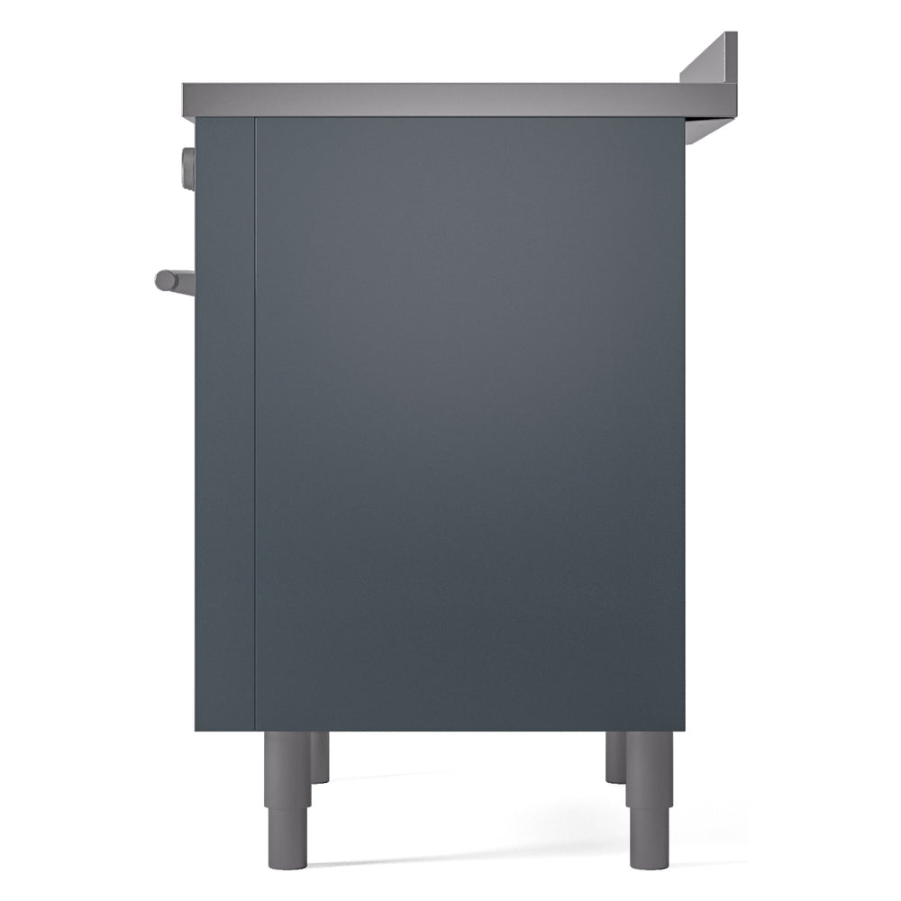 ILVE Professional Plus II 36-Inch Induction Range in Blue Grey (UPI366WMPBG)
