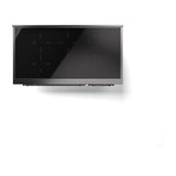 ILVE 48-Inch Nostalgie II Induction Range with Solid Door Oven in Blue Grey with Chrome Trim (UPI486QNMPBGC)