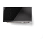 ILVE 48-Inch Nostalgie II Induction Range with Solid Door Oven in Blue Grey with Brass Trim (UPI486QNMPBGG)