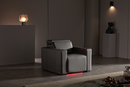 Valencia Barcelona Ultimate Leather Home Theater Seating Row of 2, Graphite
