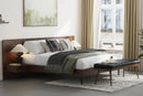 Valencia Ava Wood King Bed, Walnut Stain