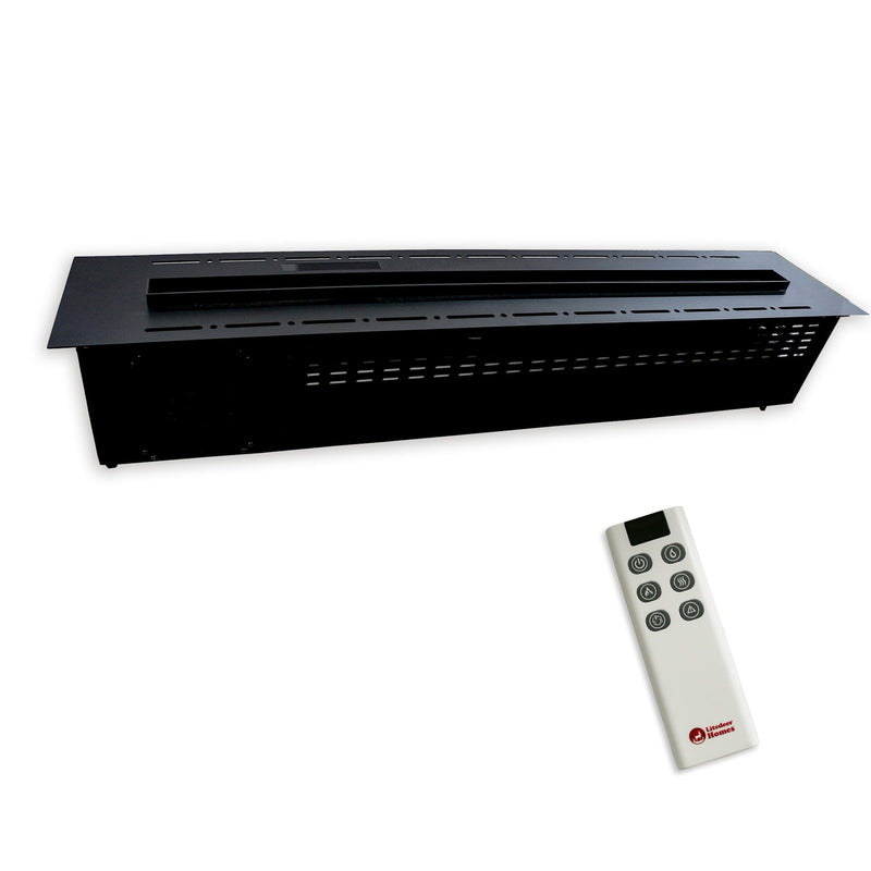 Litedeer Homes Mercury 60-inch 3D  Water Vapor Fireplace with Smart Fireplace App, Multi-colour Flame, Remote Control (Model: VEW60A or VEW60M)