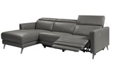 Andria Leather Reclining Sectional Sofa
