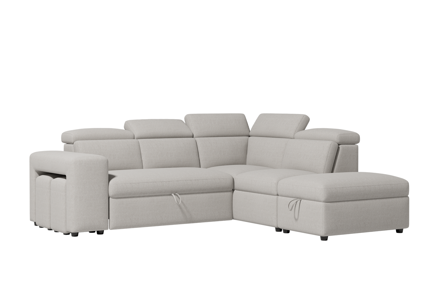 Finn Fabric Sectional Sofa Bed