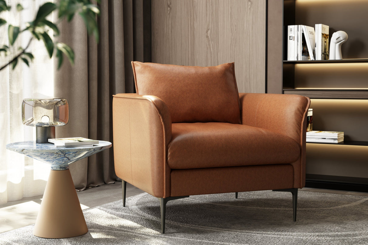 Jasper Leather Accent Chair