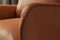 Valencia Jasper Leather Accent Chair, Cognac Color
