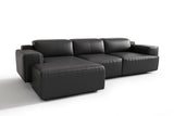 Valentina Leather Recliner Sectional Sofa