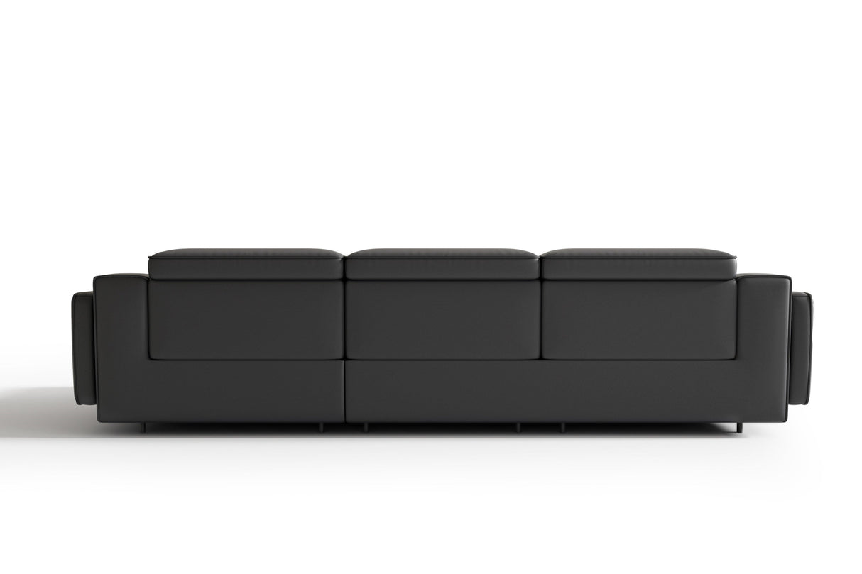 Valentina Leather Recliner Sectional Sofa