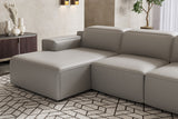 Valentina Leather Recliner Sectional Sofa