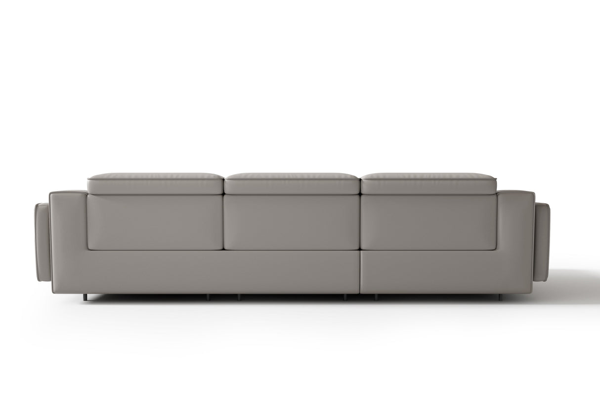 Valentina Leather Recliner Sectional Sofa