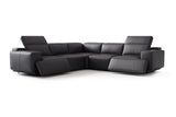 Valentina Leather Corner Recliner Sectional