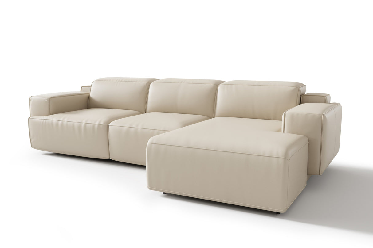 Valentina Leather Recliner Sectional Sofa