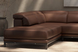 Valletta Leather Corner Sectional Sofa