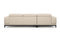 Valencia Valletta Top Grain Leather Three Seats with Left Chaise Sofa, Beige