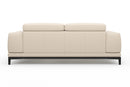 Valencia Valletta Top Grain Leather Loveseat Sofa, Beige