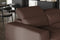 Valencia Valletta Top Grain Leather Three Seats with Right Chaise Sofa, Dark Brown
