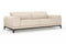 Valencia Valletta Top Grain Leather Wide Seats Sofa, Beige