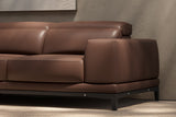 Valletta Leather Corner Sectional Sofa