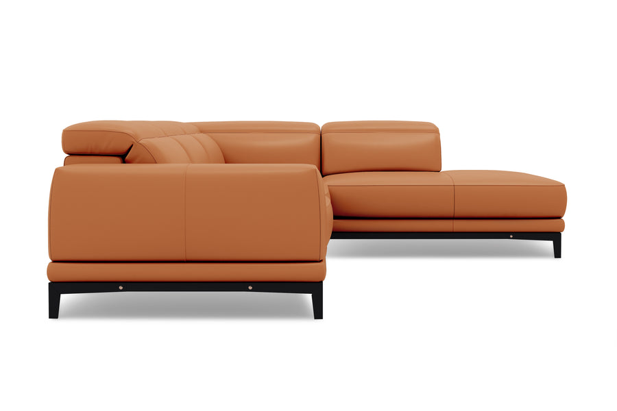Valletta Leather Corner Sectional Sofa