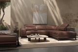 Valletta Leather Corner Sectional Sofa