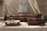 Valletta Leather Corner Sectional Sofa