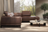 Valletta Leather Corner Sectional Sofa