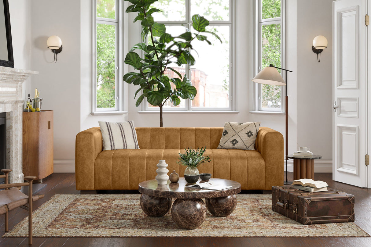 Victoria Leather Sofa