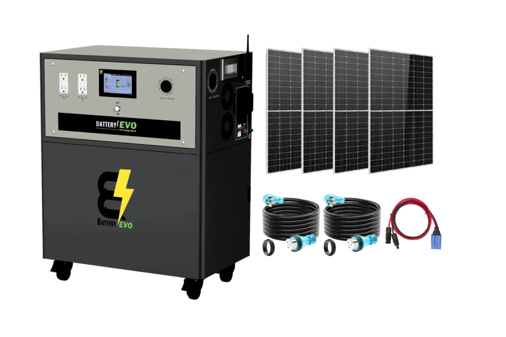 WALRUS G4 PLUS 96 V 46kWh Lithium Battery with 16.5kVA Inverter and 4.4kW Solar Panel Accessories AC 110/220V