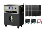 WALRUS G4 PLUS 96 V 46kWh Lithium Battery with 16.5kVA Inverter and 4.4kW Solar Panel Accessories AC 110/220V