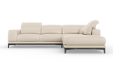 Valletta Leather Corner Sectional Sofa