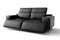 Valencia Valentina Leather Loveseat Recliner Sofa, Black