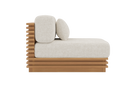 Valencia Elise Fabric Sectional Outdoor Armless Piece, Beige