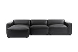 Nathan Leather Theater Lounge Modular Sofa