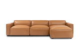 Nathan Leather Modular Sectional Sofa