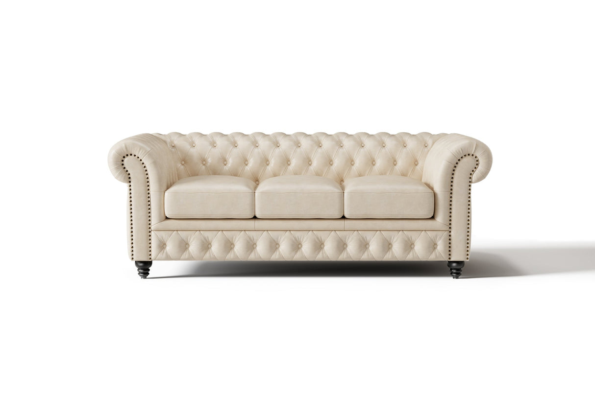 Parma Leather Chesterfield Sofa