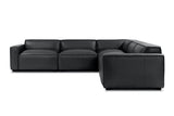 Nathan Leather Theater Lounge Modular Sofa