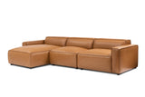 Nathan Leather Modular Sectional Sofa