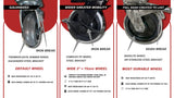 6" x 3" HEAVY DUTY WHEELS -
